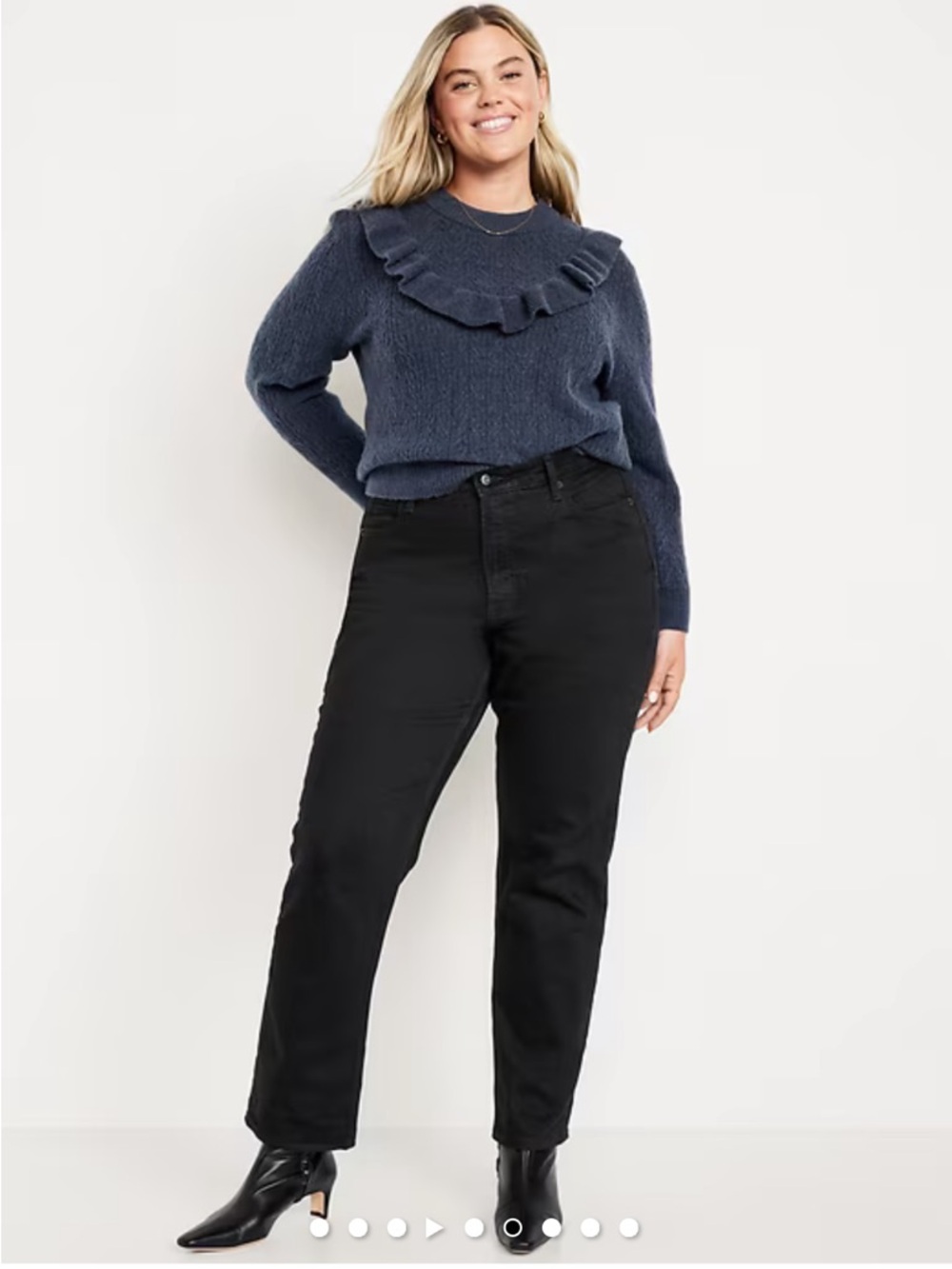 Old Navy Black Straight Leg Women’s Jeans
